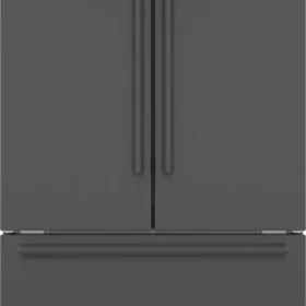 800 Series French Door Bottom Mount Refrigerator 36'' Black Stainless Steel