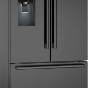 500 Series French Door Bottom Mount Refrigerator 36'' Black Stainless Steel